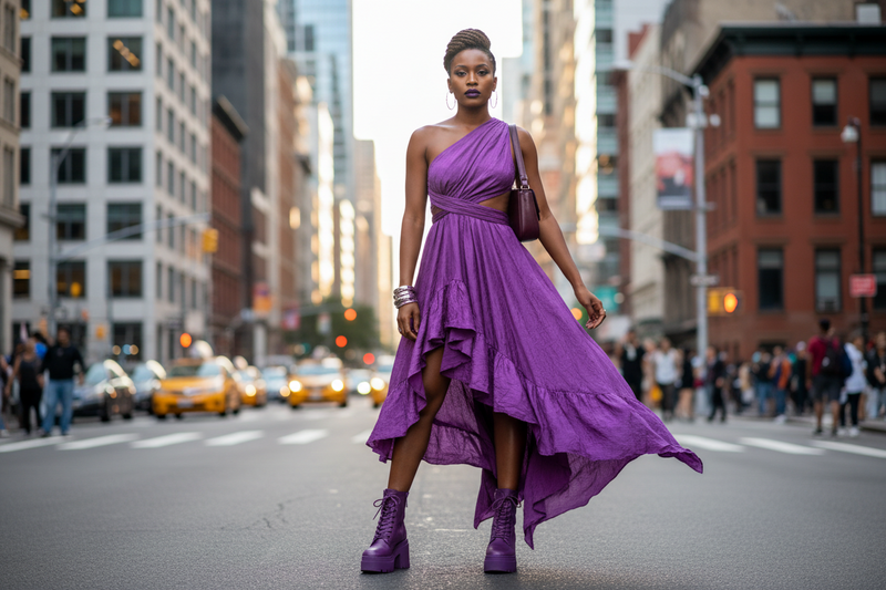 Purple - Dresses