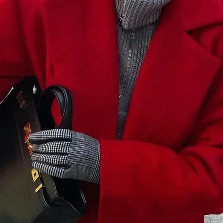 Red Coat - Single Breasted Wool