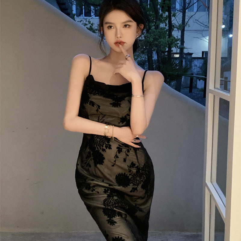 Black Dress - Vintage Lace