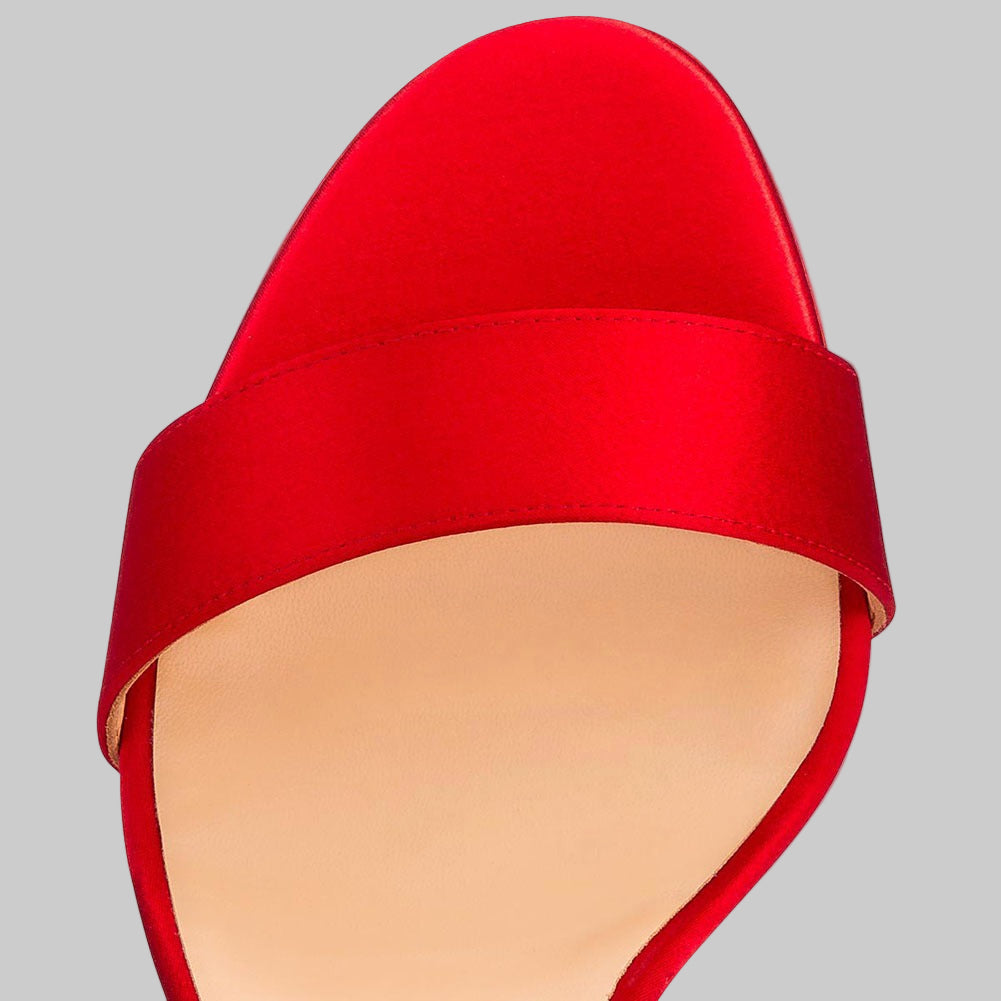 Red Shoes - Ribbon Sandals