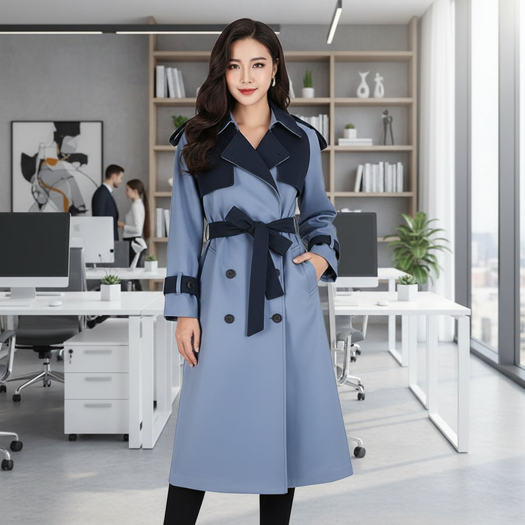 Coat - Colour Blocking