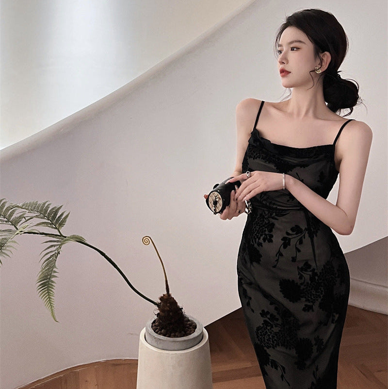 Black Dress - Vintage Lace