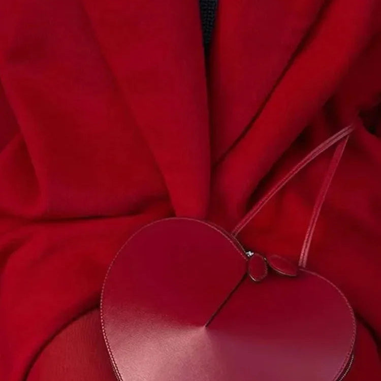 Red Coat - Single Breasted Wool