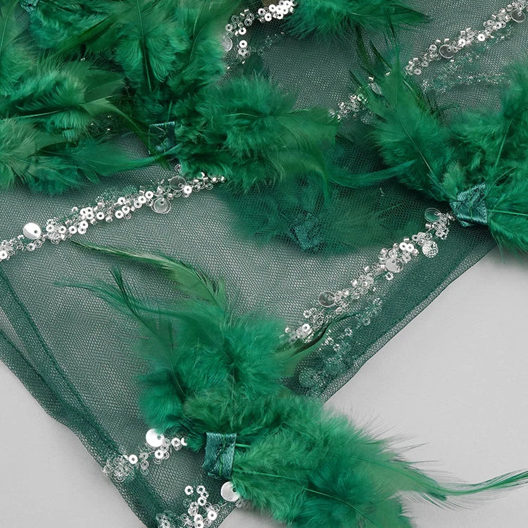 Dress - Feathers & Sequins