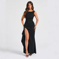 Dress - High Slit Backless