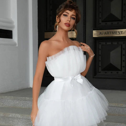 Dress - Backless Mesh