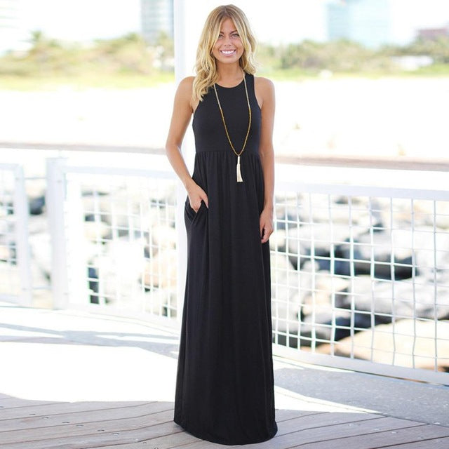 Black Dress - Boho