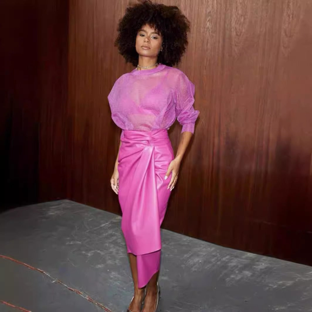 Pink Skirt - Wrap Around