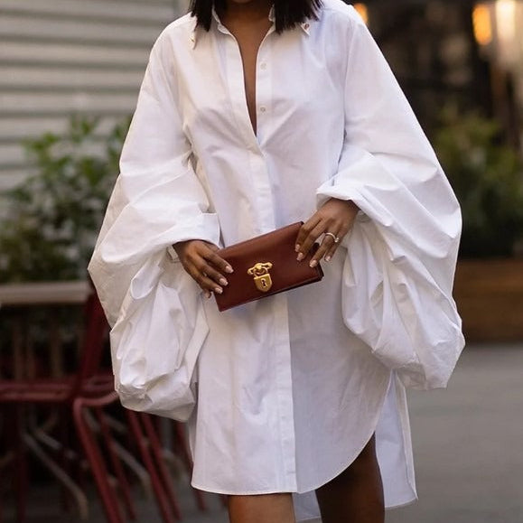 White Dress - Shirt Style