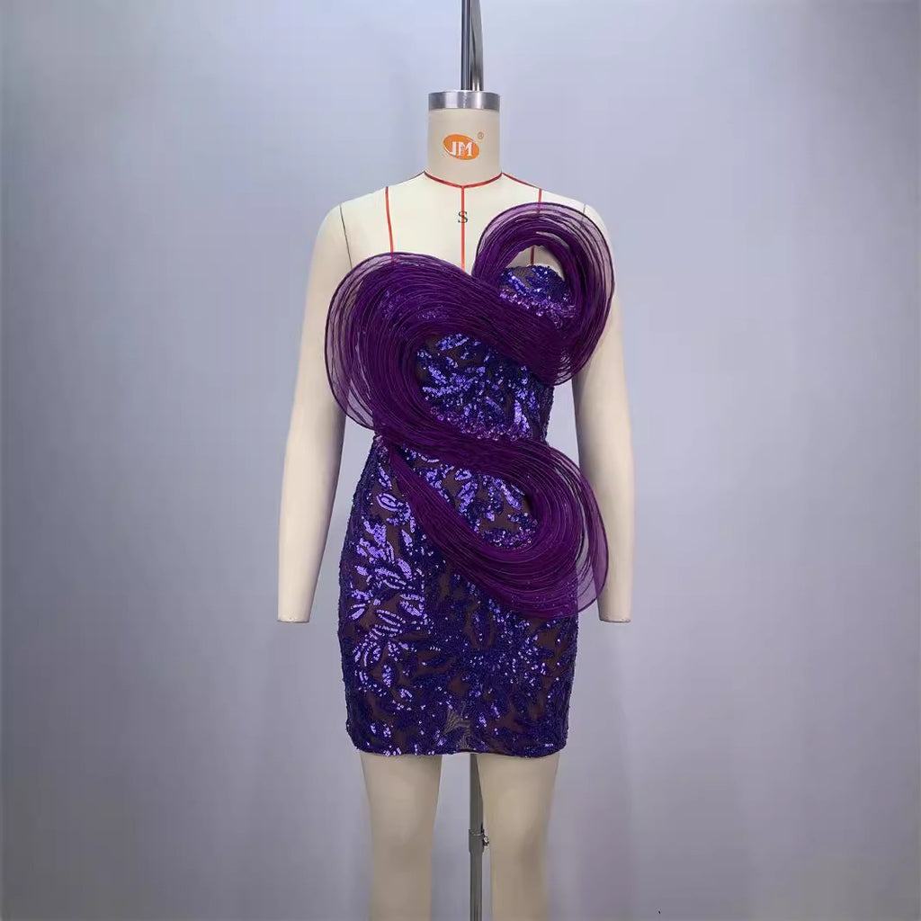 Purple Dress - Mini