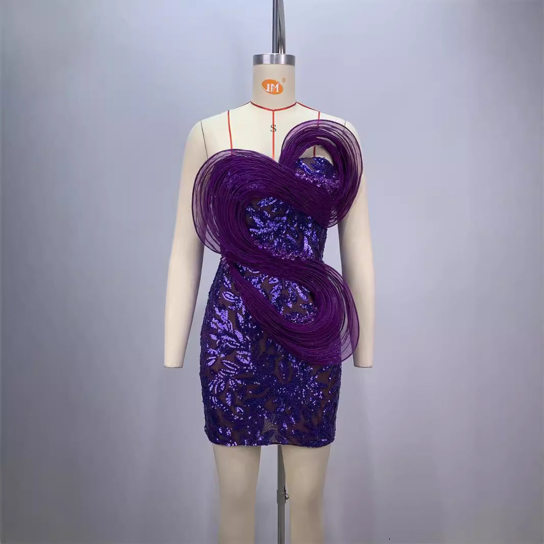 Purple Dress - Mini