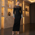 Dress - High Neck Sequined