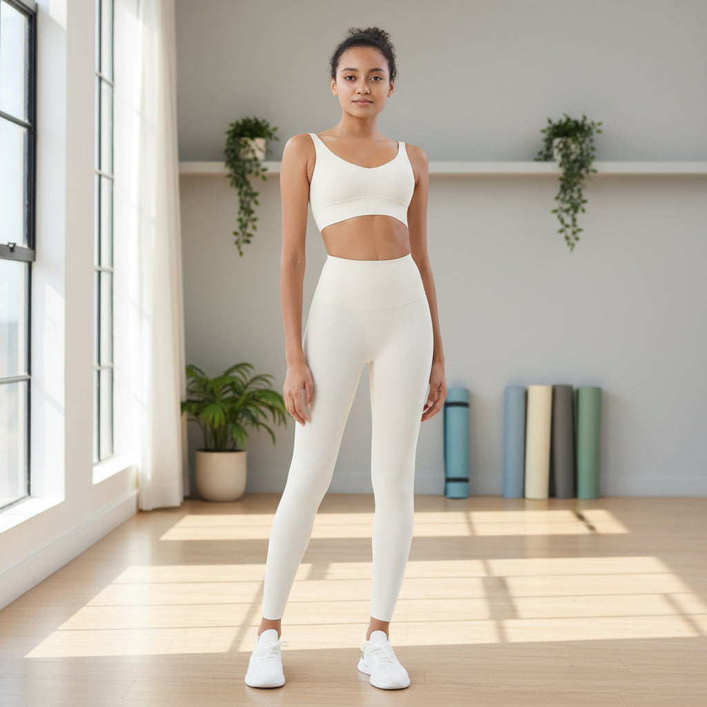 White Gymwear - Yoga Set