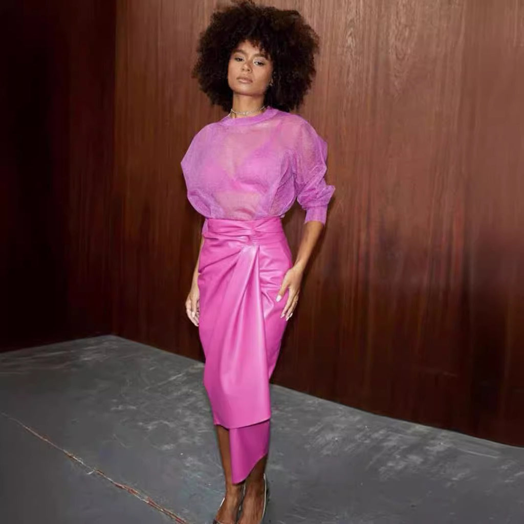 Pink Skirt - Wrap Around
