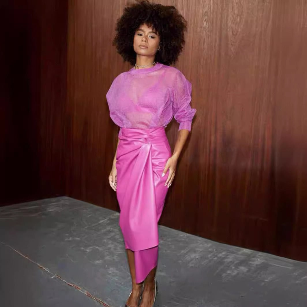 Pink Skirt - Wrap Around