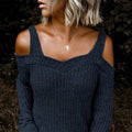 Top - Dew Shoulder Juliette Knitted Sweater