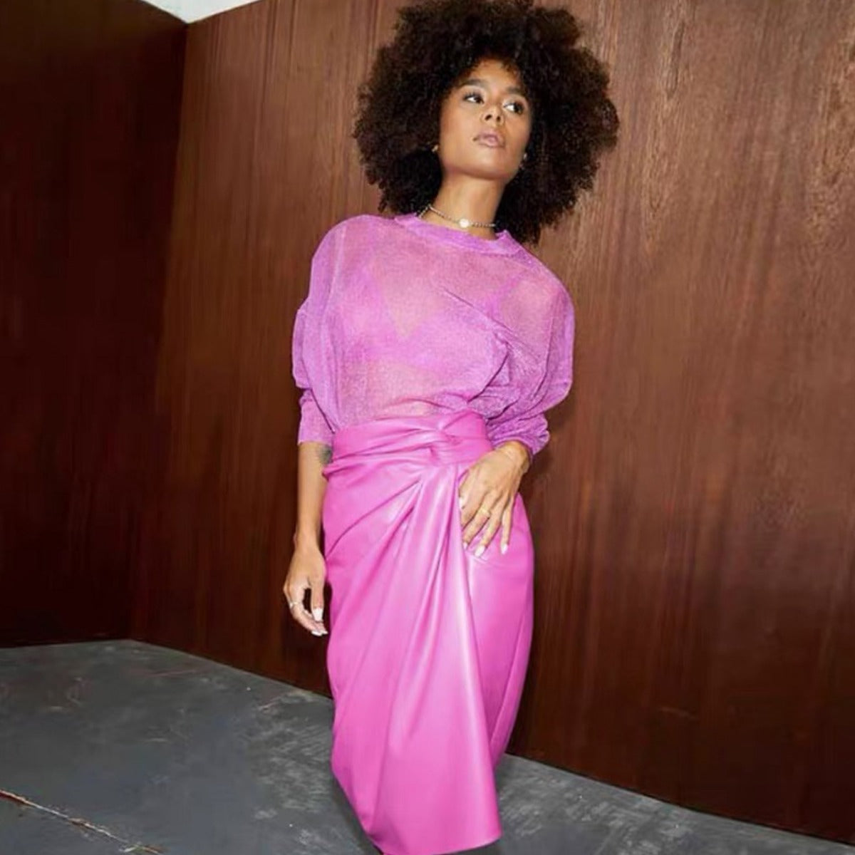 Pink Skirt - Wrap Around