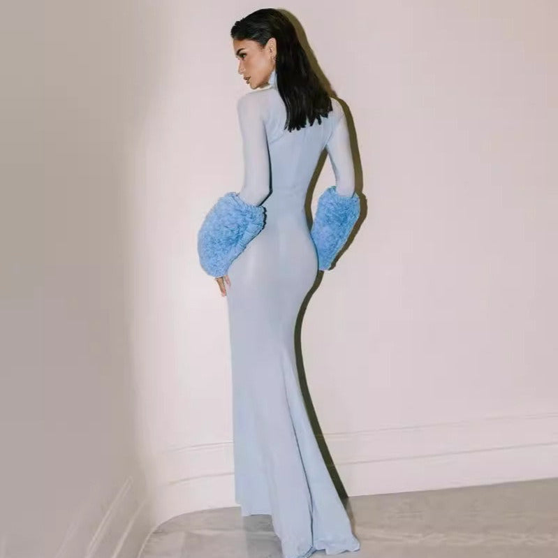 Dress - Sheer & Feathers