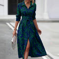 Dress - Shirt Collar Long