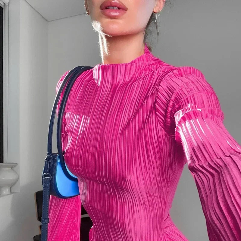 Dress - Flare Sleeve Party Dress