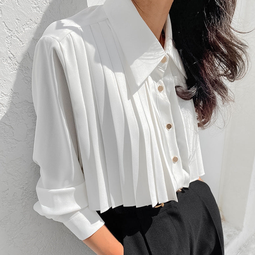 White Top - Chiffon Shirt