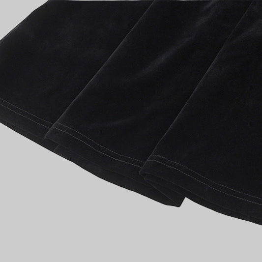 Black Dress - Backless & Strapless A Line