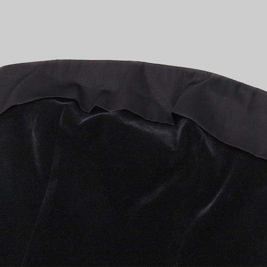 Black Dress - Backless & Strapless A Line