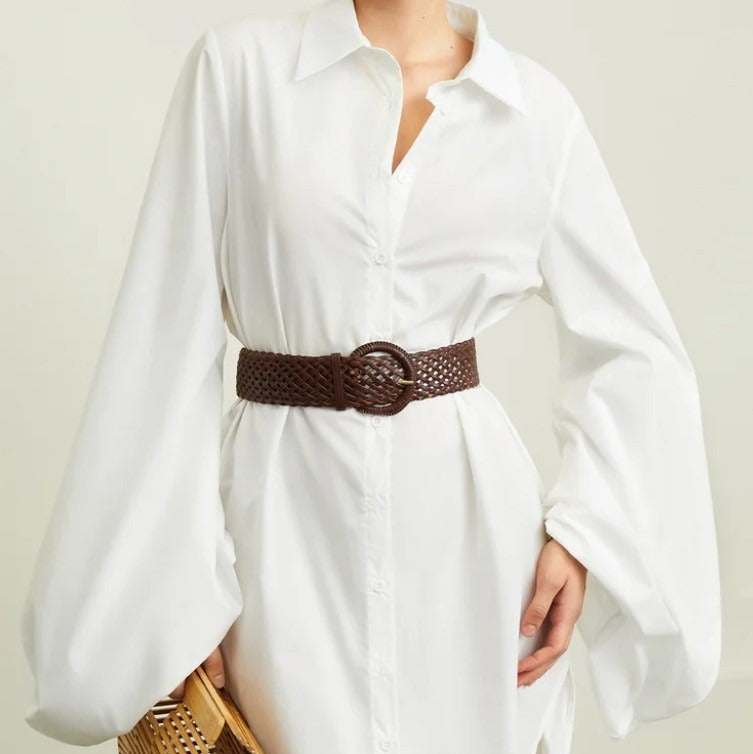 White Dress - Shirt Style