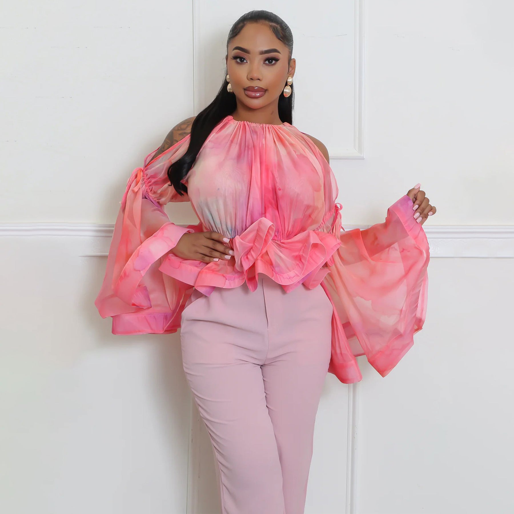Top - Flared Sleeve