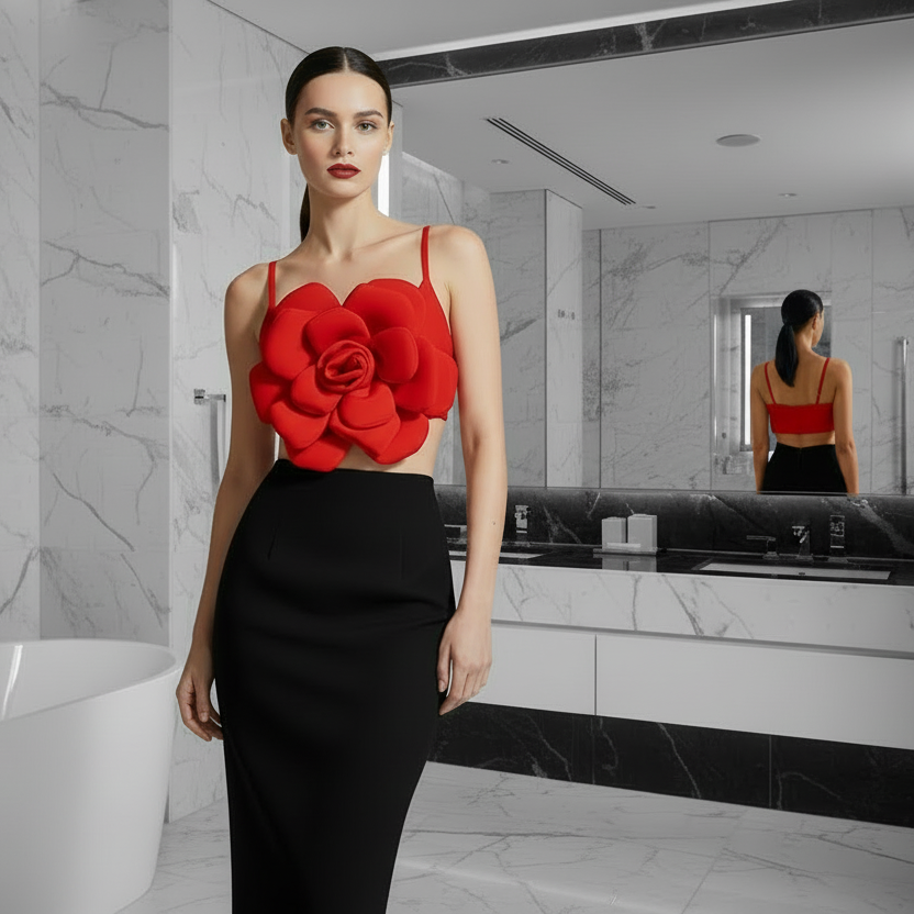 Top - Flower Design