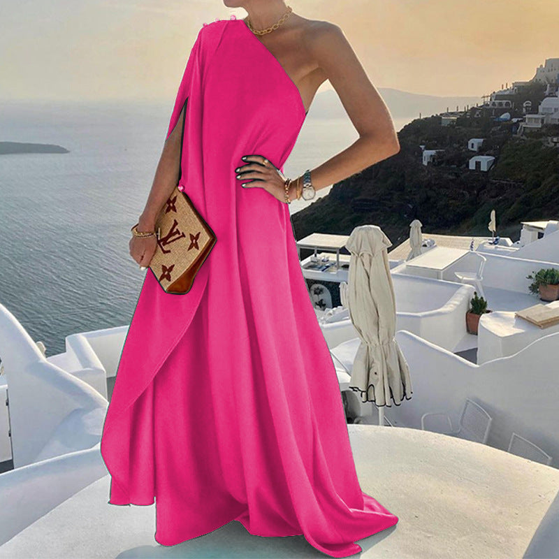 Dress - One Shoulder Evening