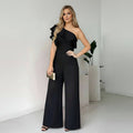 Trousers - Jumpsuit High Waisted