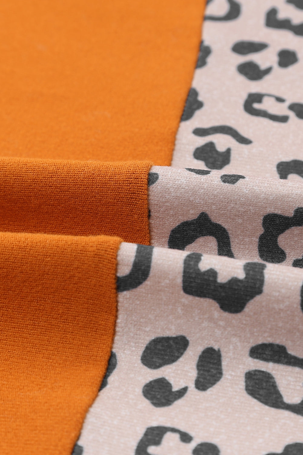 Top - Orange Colour Block Cardigan