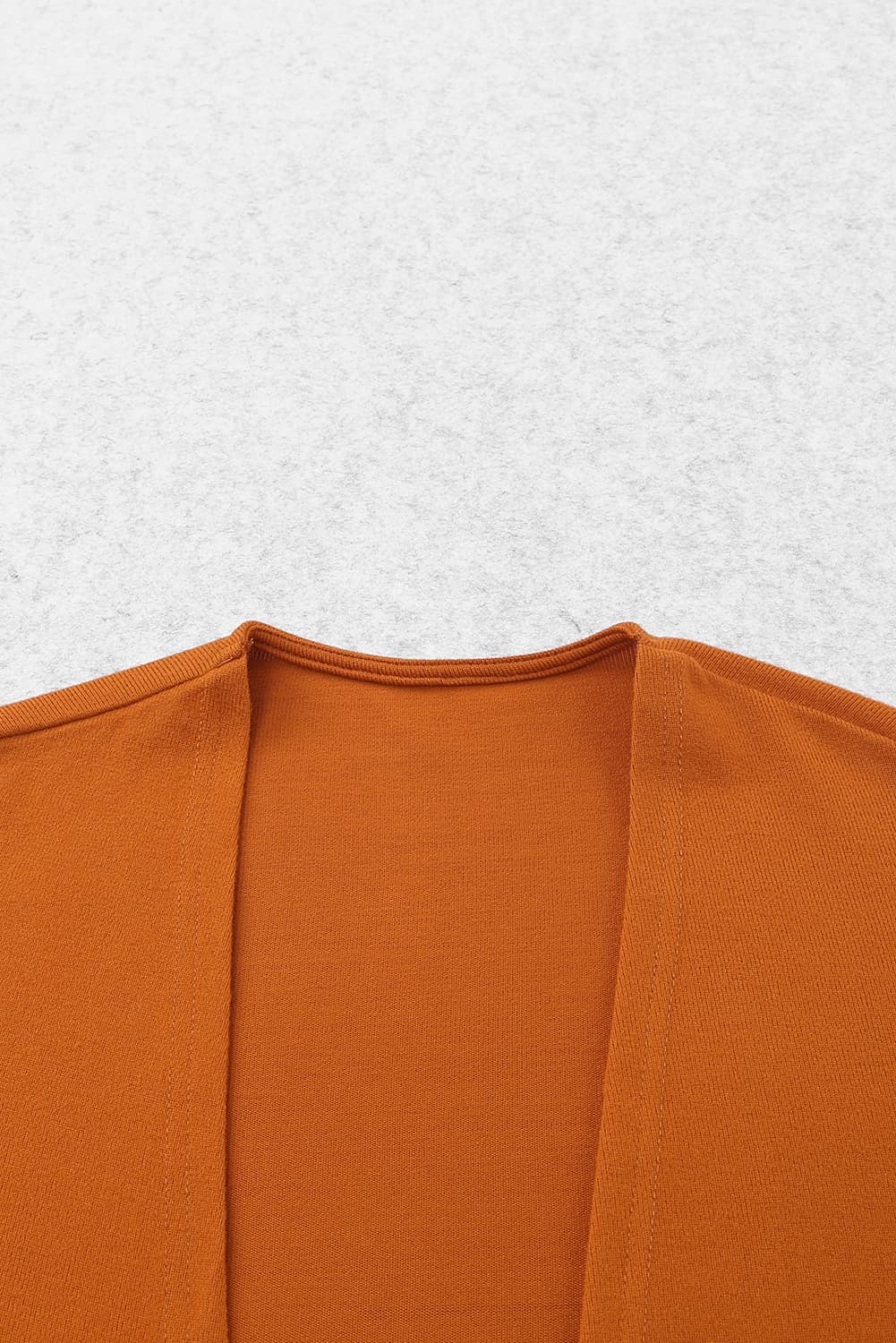 Top - Orange Colour Block Cardigan