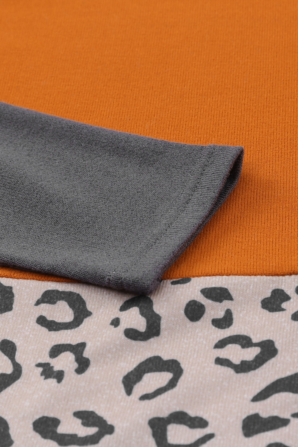 Top - Orange Colour Block Cardigan